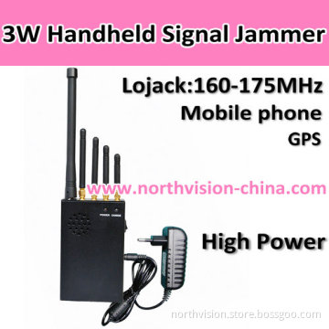 3W Handheld Mobile Signal Jammer